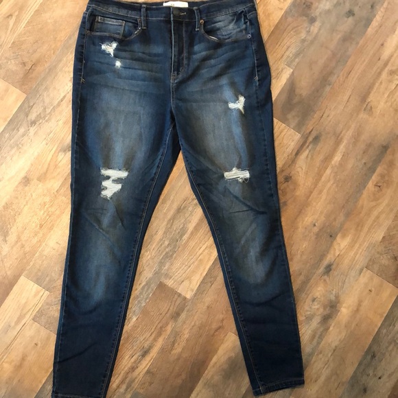 Mudd flex stretch high rise jean legging 13 - Picture 2 of 4